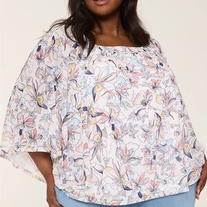 Lane Bryant Floral Blouse - NWT